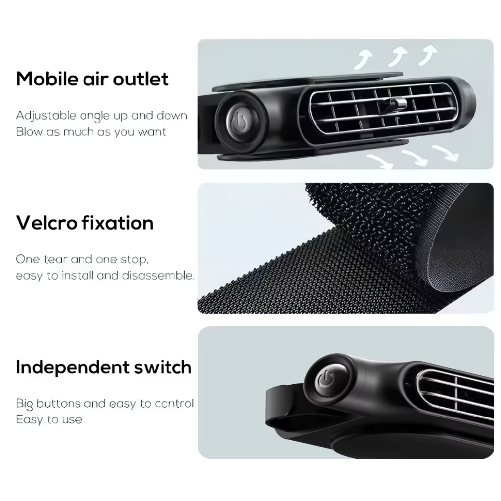FrostFlow™ – De Slimme Auto-Fan voor IJskoud Comfort onderweg!