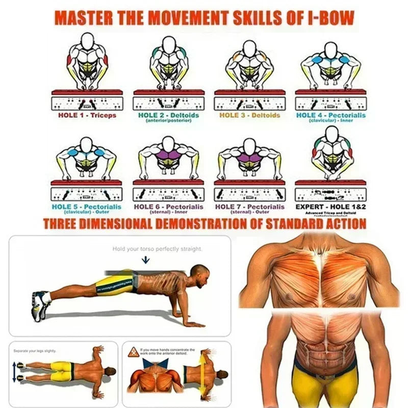 PushPro- De Innovatieve Push-Up Tool voor Maximale Spierkracht & Prestaties!