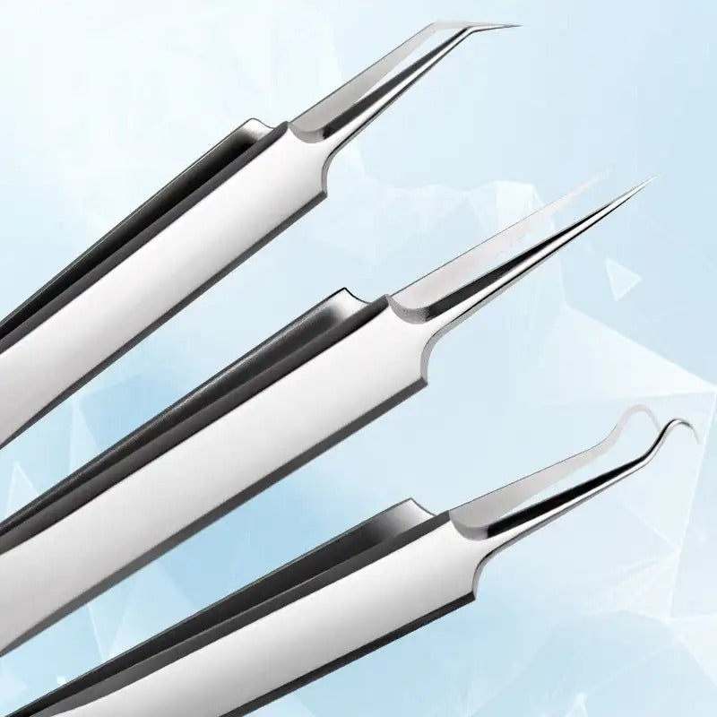 FaceTools - Roestvrij Staal Mee-eters Verwijdering Gereedschapsset 2+1 GRATIS