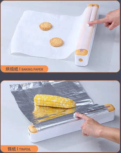 Folie Dispenser - Zwart - Keukendispenser - Vershoud Folies - Keuken
