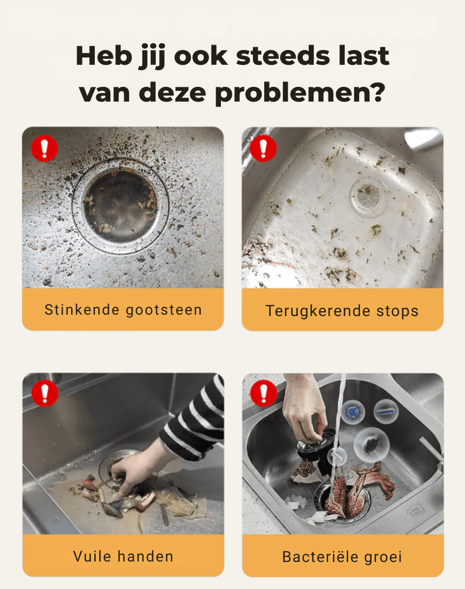 💧 FreshFlow™ – De Slimme Afvoerbeschermer